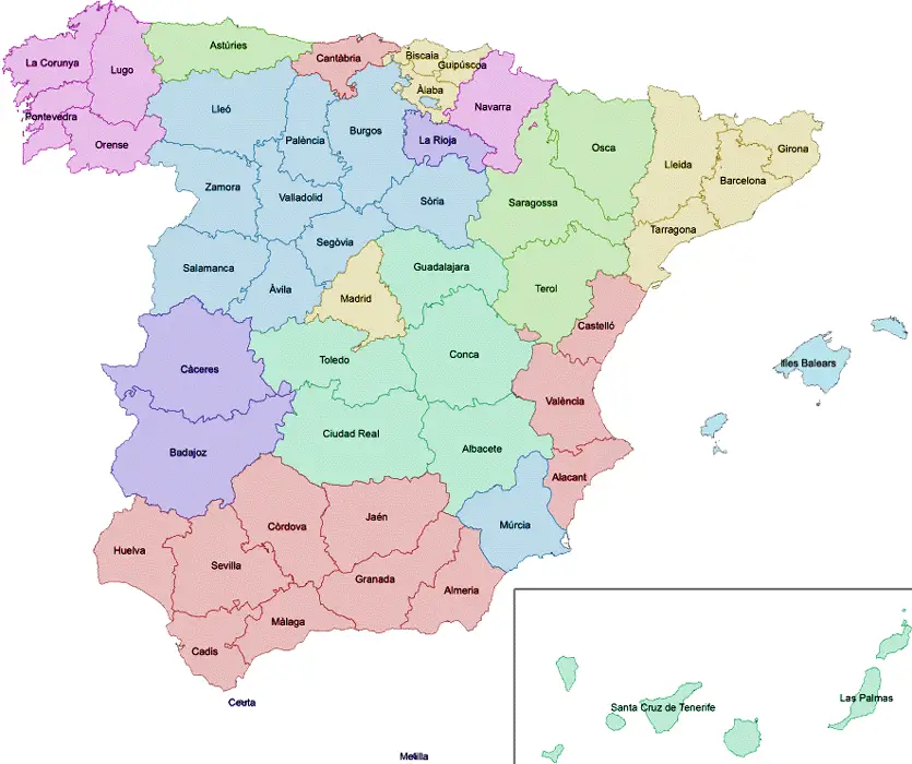Mapa de España