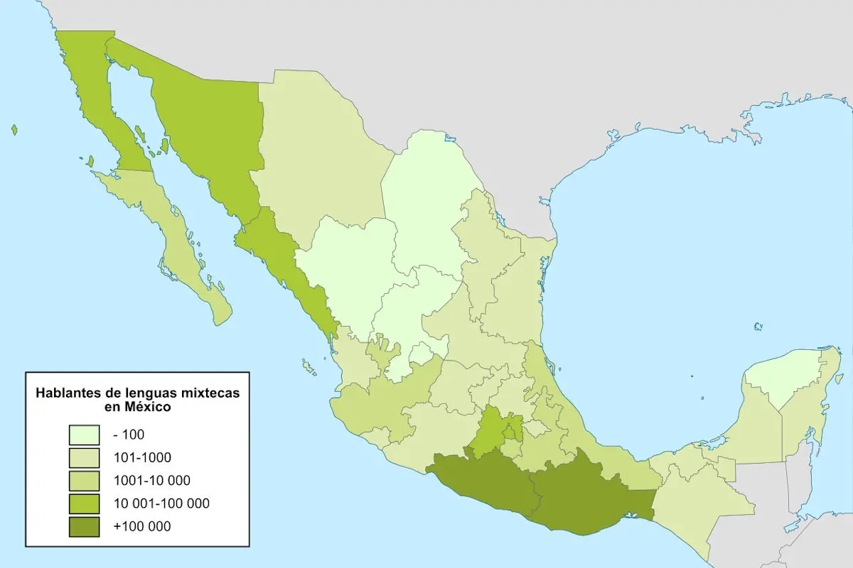Ubicación de los Mixtecos