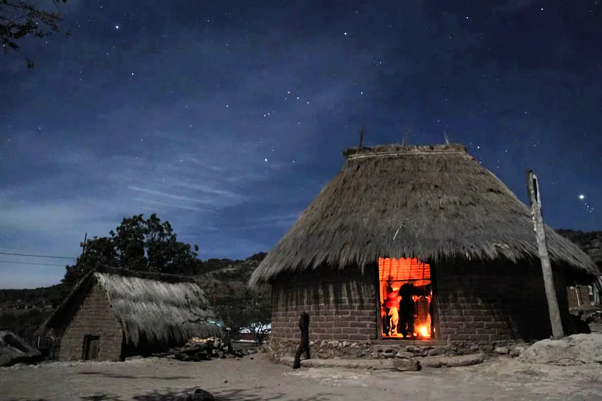 Vivienda de los Huicholes