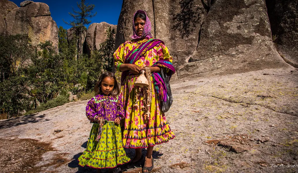 Vestimenta de los tarahumara