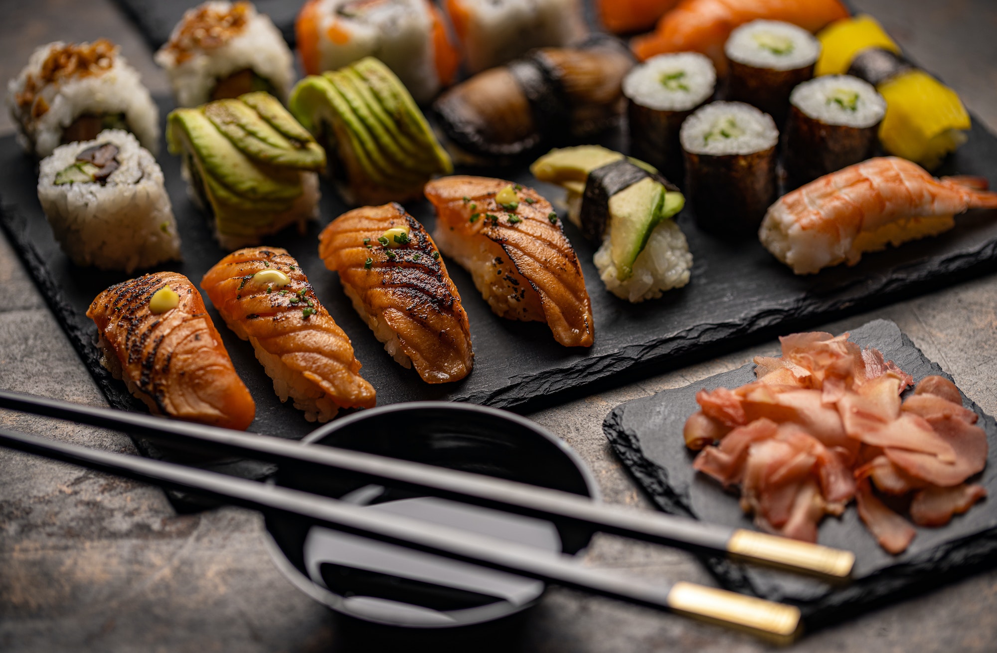Comida japonesa. Foto por Envato.