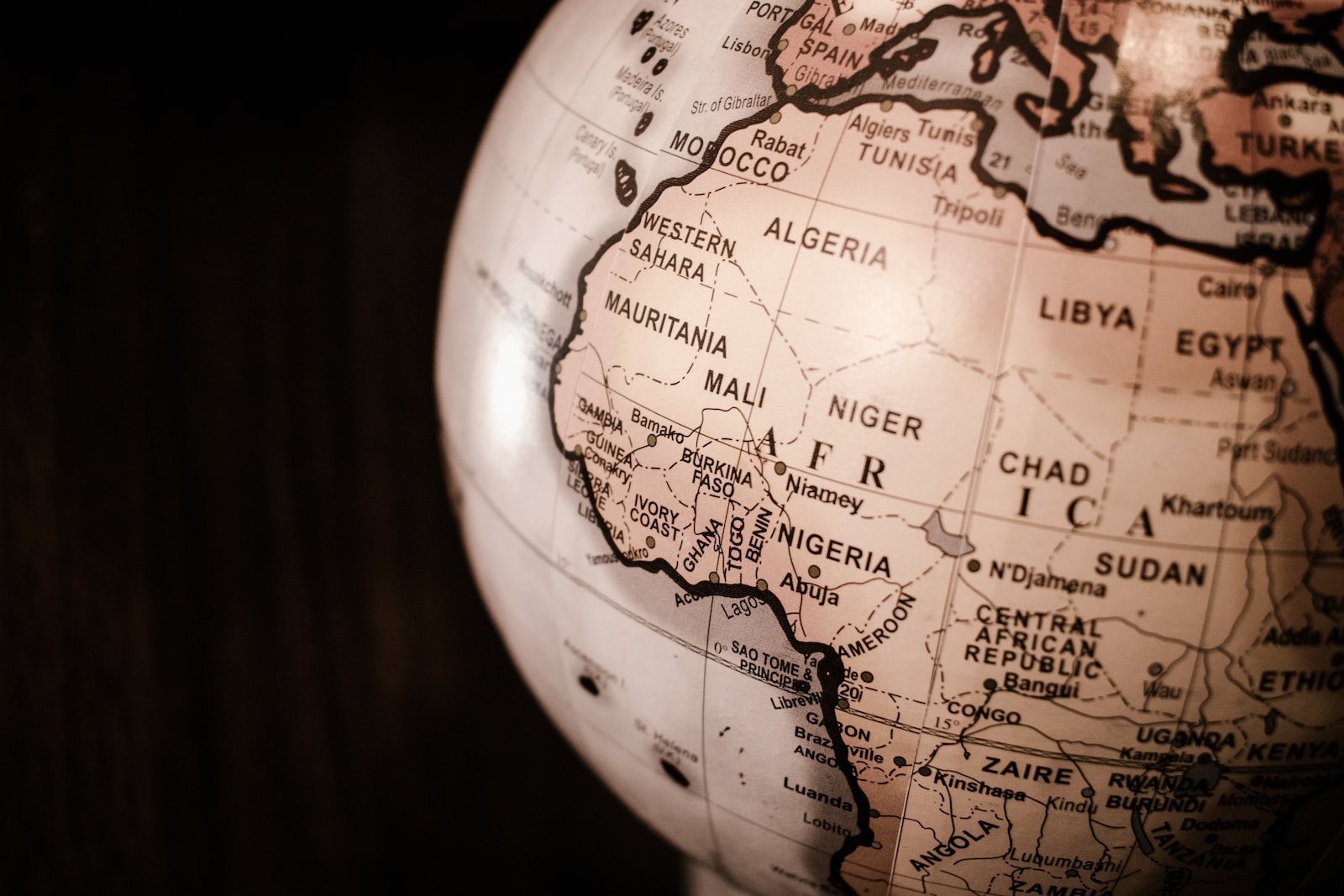 Países y capitales de África