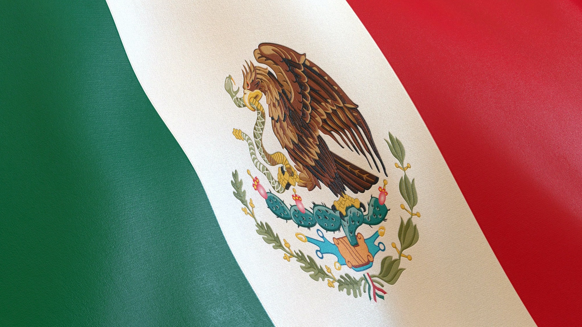 Símbolos patrios mexicanos. Foto por Envato.